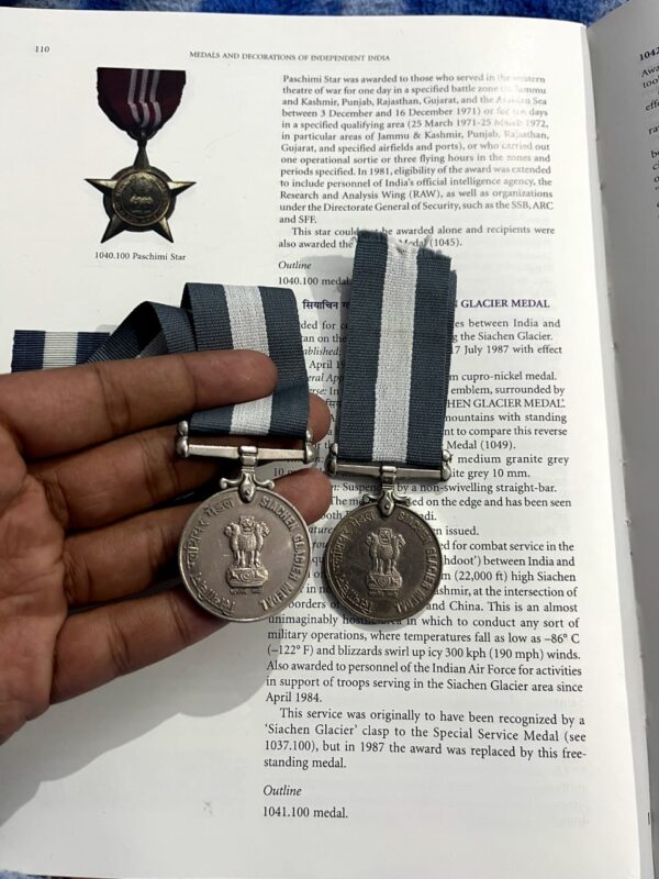 RARE SIACHEN MEDAL 1971 UNAMED - Image 5