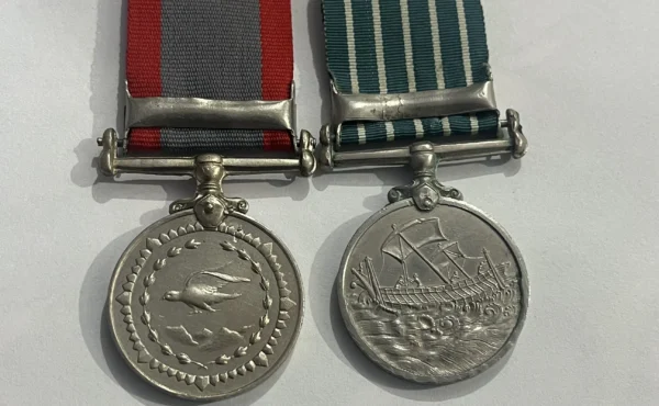 Group 4   GROUP OF 2 SPECIAL SERVICE and VIDESH SEVA MEDAL WITH CLASP SRILANKA - Image 2