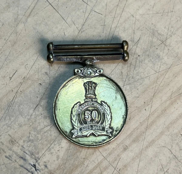 HARYANA POLICE 50 YEAR JUBLIE MEDAL - Image 3