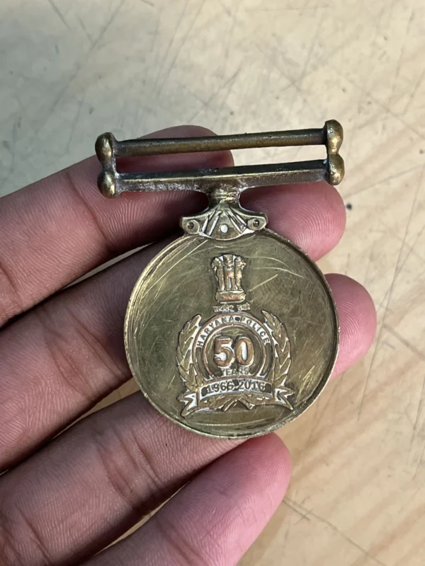 HARYANA POLICE 50 YEAR JUBLIE MEDAL