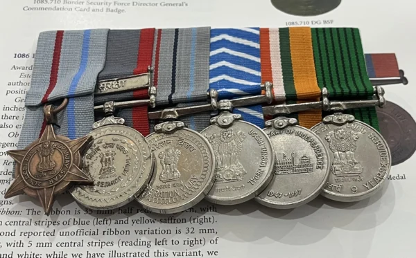 Group of Medal named to SM of JAK Riff  Only OP RAKSHAK IS NAMED REST ARE UNAMED AS ISSUED - Image 2