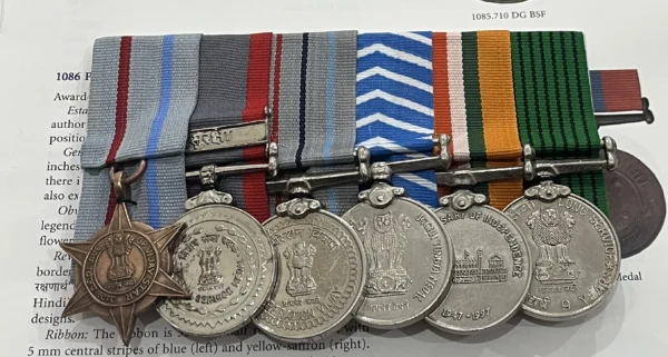 Group of Medal named to SM of JAK Riff  Only OP RAKSHAK IS NAMED REST ARE UNAMED AS ISSUED - Image 3