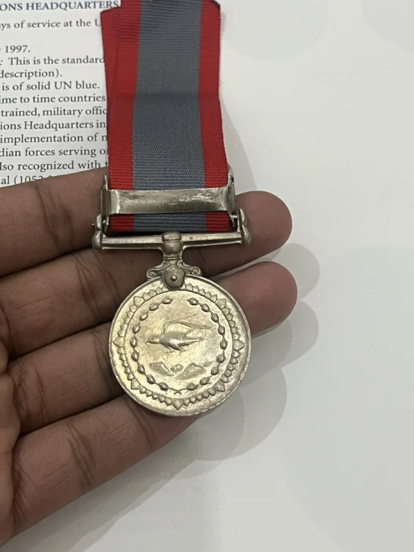 Rare and Original  SPECIAL SERVICE MEDAL SURAKSHA named to WING COMMANDER IN IAF - Image 3