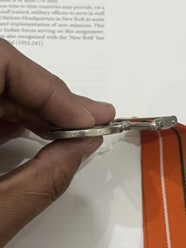 Rare and Original SAINYA SEVA MEDAL MARUSTHAL named to PTR IN PARA R - Image 2